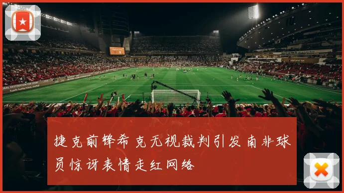 捷克前锋希克无视裁判引发南非球员惊讶表情走红网络